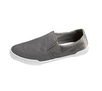 Men's Low-Top Canvas Shoes, Breathable Trainers, Flat Slippers, Slip-On Loafers, Soft Comfort Classic Espadrilles, Moccasins, Trainers, Outdoor Casual Shoes, Walking Shoes, gray, 9 UK