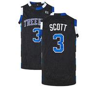 Mens Lucas Scott 3 Ravens Basketball Jersey Stitched Sports Movie Jersey Black - Black -