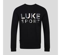 Men's Luke 1977 Texty Breast Sweatshirt in Black