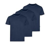 Mens Luxury Roundneck Tees - Pack of 3 - Navy