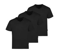 Men's Luxury V-Neck Tees - Pack of 3 - Black