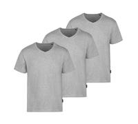 Men's Luxury V-Neck Tees - Pack of 3 - Dark Grey