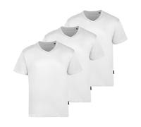 Men's Luxury V-Neck Tees - Pack of 3 - White