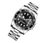 Mens Luxury Watch - 42mm Designer Watches for Men | Steel Strap Business Analog Mens Timer | Waterproof Wristwatch | Easy to Read Fashion Accessories, B, Refer to description, Unisex