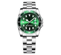 Mens Luxury Watch - 42mm Designer Watches for Men | Steel Strap Business Analog Mens Timer | Waterproof Wristwatch | Easy to Read Fashion Accessories