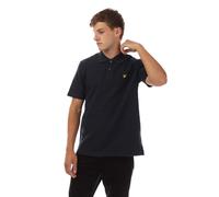 Men's Lyle And Scott Micro Argyle Polo Shirt in Blue