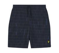 Men's Lyle And Scott Pool Print Swim Shorts in Blue