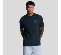 Men's Lyle And Scott Stamp T-Shirt in Blue
