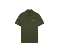 Men's Lyle & Scott Branded Chest Logo Olive Polo Shirt - Tan