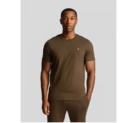 Men's Lyle & Scott Plain Mens T-Shirt TS400VOG - Brown/Green