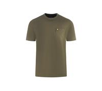 Men's Lyle & Scott Relaxed Pocket Trek Green T-Shirt - Tan