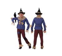 (Men's, M) Halloween costume The Wizard of Oz scarecrow costume role play stage performance costume