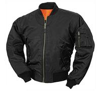 MENS MA1 MILITARY ARMY PILOT SECURITY DOORMAN BOMBER MENS WORKWEAR JACKET BIKER BLACK SIZE 3XL