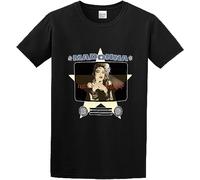 Men's Madonna Lucky Star T-Shirt Print Tees Short Sleeve O Neck (Medium)