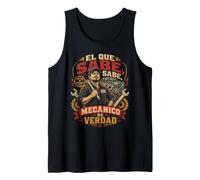 Mens Maestro Mecánico De Verdad El Que Sabe Tank Top