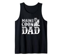 Mens Maine Coon Dad Kitty Cat Lover Kitten Pet Cat Breed Animal Tank Top