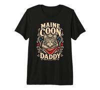 Mens Maine Coon Papa Maine Coon Father Main Coon Papi Premium T-Shirt