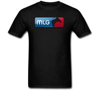 Men's Major League Gaming MLG Esports Logo T Shirt Black Size XL