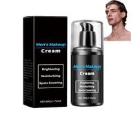 Men's Makeup Cream Foundation, Lightweight Tinted Moisturizer & Concealer for Covering Blemishes and Imperfections, Evens & Brightens Skin Tone, Pores Blurring, Correcting Makeup for Men (1pcs)