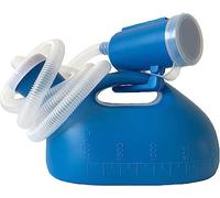Men's Male Bed Urinal Potty Pee Bottle 2000ML Collector with 1.6M Tube Urinal