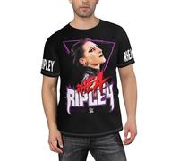Men's Mami Star Ripley Wrestler Rhea Classic T-Shirt Multi-Pattern Prints Crew Neck Short-Sleeve Unlock New Summer Streetwear Styles Casual Multicoloured S