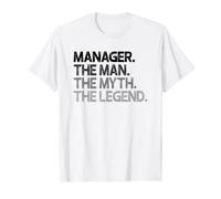 Mens Manager Gift Man Myth The Legend T-Shirt