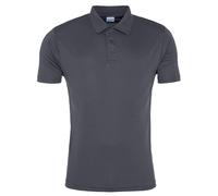 Mens Mans Quick Dry Athletic Wicking Smooth Polyester Polo Sports Shirt