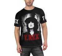 Men's Marc *Bolan-Rock Group Rex T-Shirt Stylishprinted Short Sleeve Shirt Casual and Versatile Suitable for Multiple Scenarios Multicoloured L