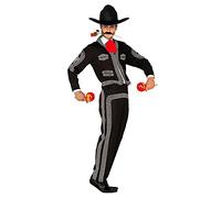 Mens Mariachi Man Costume Small UK 38/40" for Mexican Mexico Fancy Dress