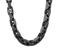 Men's Mariner Link Chains - Diverse Collection of Stainless Steel Necklaces with Secure Clasps, Large, metal, no gemstone