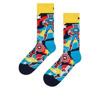 Mens Marvel Captain America Novelty Socks | Gift Idea by Happy Socks
