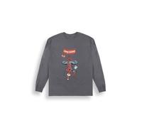 Men's Marvel Christmas Jumper - Spiderman Charcoal Christmas Sweatshirt - Cotton-Blend Cosy Crew-Neck Jumper For Men - Easy-Care Festive Layer, Soft Brushed Interior