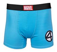 Men's Marvel Fantastic Four Classic Logo Boxer Briefs, Blue, L