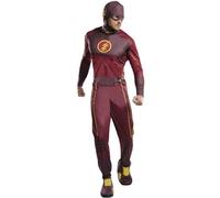 Mens Marvel Flash Superhero Fancy Dress Costume
