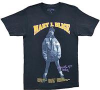 Men's Mary J Blige What's The 411 Remix Black Tshirt Hip Hop 90s Tee Colour T-Shirts & Hemden(X-Large)