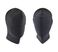 Mens Masquerade 2 Pcs Full Face Respirator Unisex Faceless Espirator For Halloween Espirator Cosplay Costume Halloween Full Head RespiraSki MaskOutdoor Sports (Black-2, One Size)
