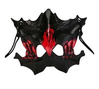 Mens Masquerade Halloween Wolf Half Face Werewolf PU Foam Animal for Adult Cosplay Costume (F # 5, One Size)