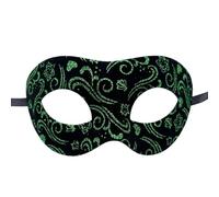 Men's Masquerade Masque - Venice Style Half-Face Accessory, Vintage Matte Finish with Intricate Filigree, Lightweight Contoured Design, Secure Silk Ribbon Ties, for Masquerade Ball Carnival Prom