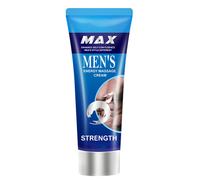 Men's Massage Cream with Ginseng for Circulation, Hydration and Strength, 50ml Sky Blue