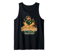 Mens Massage Man Bodywork Superpower Graphic Tank Top