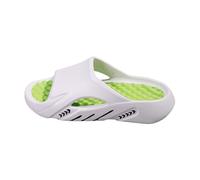Men's Massage Sliders Comfortable Cushioned Sports Sandals Lightweight Summer Slippers Slip On Pool Shoes with Arch Support Textured Footbed for Home Green, Size 4