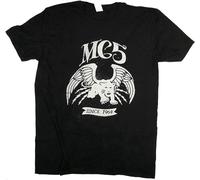 Men's Mc5 T Shirt - Since 1964 Logo 100% Garage Rock Fully Screenprinted Men's T Shirt Fashion Casual Cool Teehirts Black