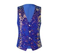 Mens Medieval Coats Vest Tank Top Jacquard Gothic Prince Victorian Vintage Casual Renaissance Costume Uniform Performance Cosplay Steampunk Outwear Coats Halloween Costume Gothic Clothing