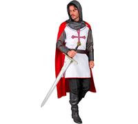 Mens Medieval Knight Templar Costume