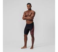 Speedo Men's Medley Logo Jamer | Swim Practice | Technical Fabric | Athletic Design, Coral Sands, 2626