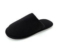 Men's Memory Foam Slippers - Black 5/6 UK