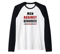Mens Men Against Divorce - Conservative Men's Pro-Marriage Quote Raglan Baseball Tee