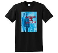 Men's Menace Ii Society T Shirt 4K Bluray Poster Tee Shirt Top Short Sleeve T-Shirt Black XXL