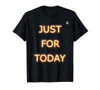 Mens Men's Just For Today Neon Sign NA Narcotics Anonymous T-Shirt