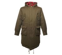 Merc of London Men's Tobias Parka Long Sleeve Coat, Green (Combat Green), X-Large